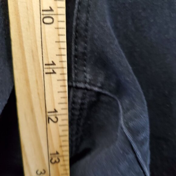 1822 Denim Jeans Womens 18W Black Tapered Leg Mid-Rise Stretchy Cotton Blend - Picture 6 of 12